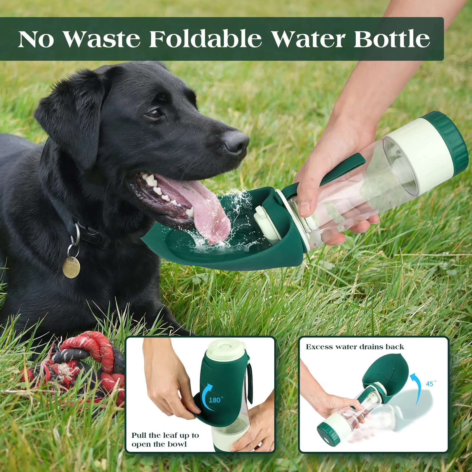 Leak Proof Portable Pet Travel Drinking Bottle Container Puppy Pet Cat Water Dispenser Outdoor Hiking Dog Water Bottle