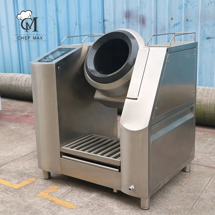 Chefmax Intelligent Multifunction Electric Automatic Stir Frying Cooking Auto Machine Drum