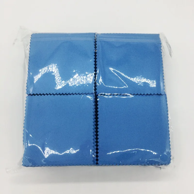 Custom Logo Jewelry Clean Polishing Cloth For Ring Necklace Jewelry Cleaning Tools Glasses Lens Phone Screen Soft Wiping Cloth