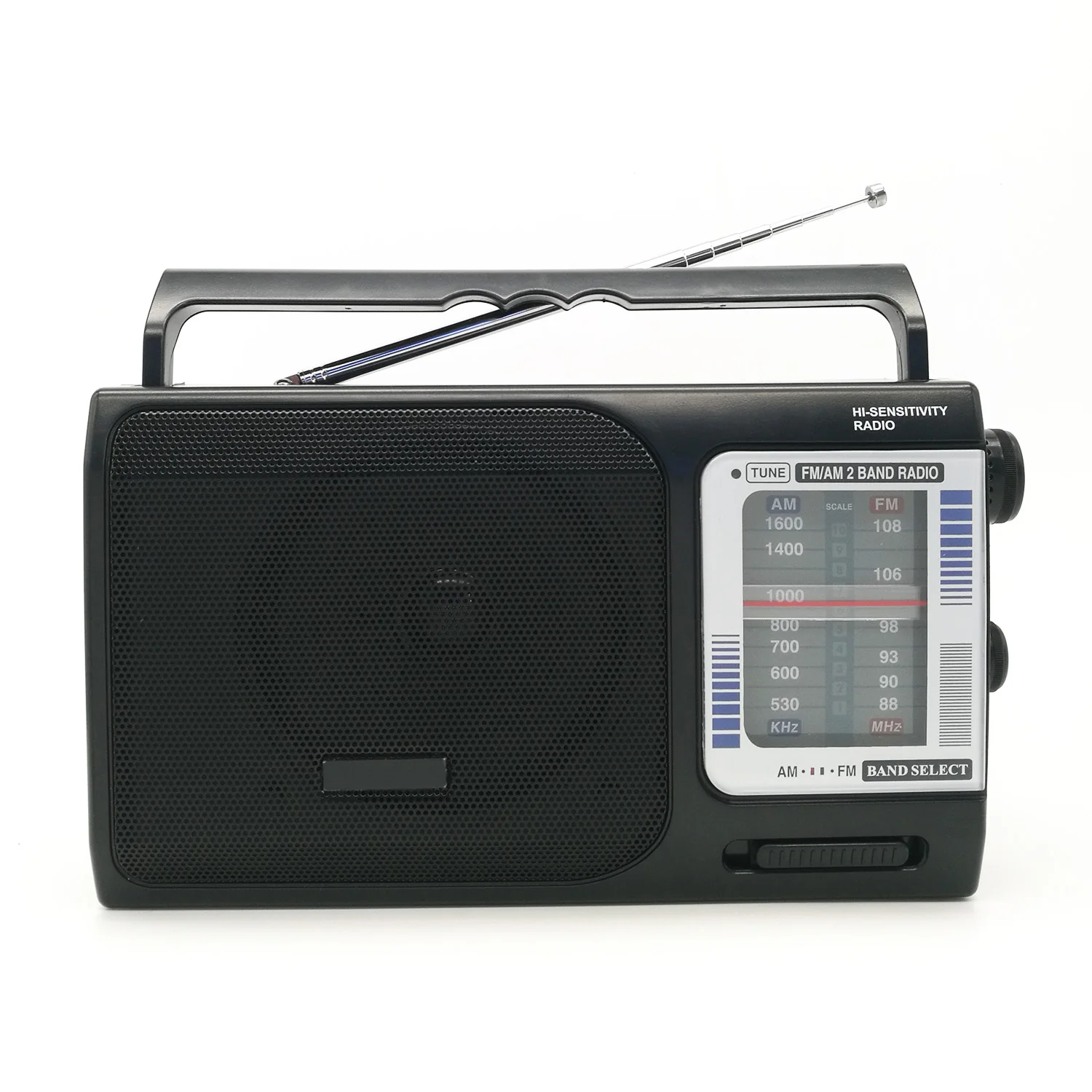 Kchibo KK-8021 FM AM 2 band portable radio AC 220V power stereo sound loudspeaker radio receiver