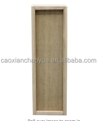 Wooden flip pencil case solid wood multifunctional stationery box customized wooden pine jewelry packing box