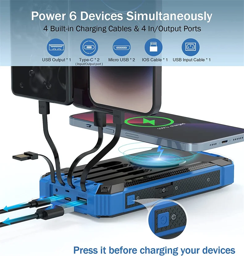 LED Torch Solar Power Bank Shenzhen Zhengtang Mini 20000mAh Huaming Solar Waterdoor Battery Power Bank