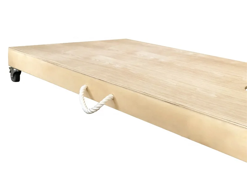 wooden bean bag toss with wheels garden games