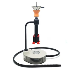 Perfect Rocket Spouted Fire Hookah Shisha High Quality Gift Box Chicha Narguile Built-in RGB Color LED Light Factory Wholesale