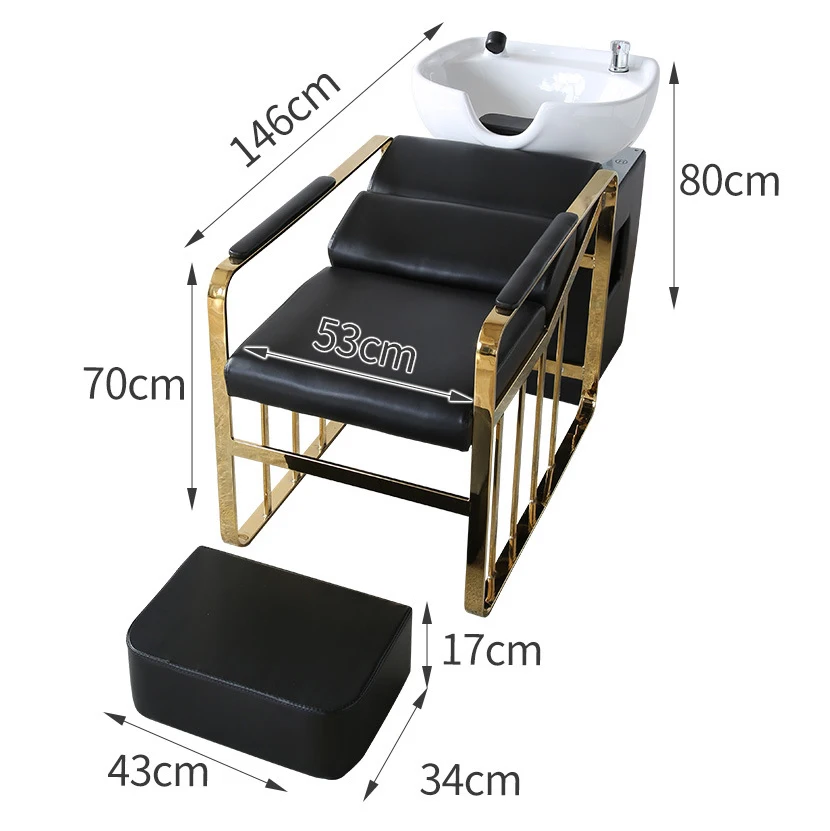 Лучшее качество Oem раскладной парикмахерский салон мебель парикмахерский тайский массаж шампунь кровать стул для женщин