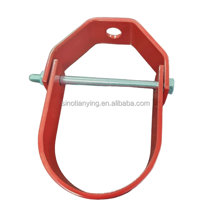 FM certified Unistrut Channel Fitting  Carbon Steel Zinc Plated Heavy Duty  Horse Clevis Hanger for Sprinkler Pipe