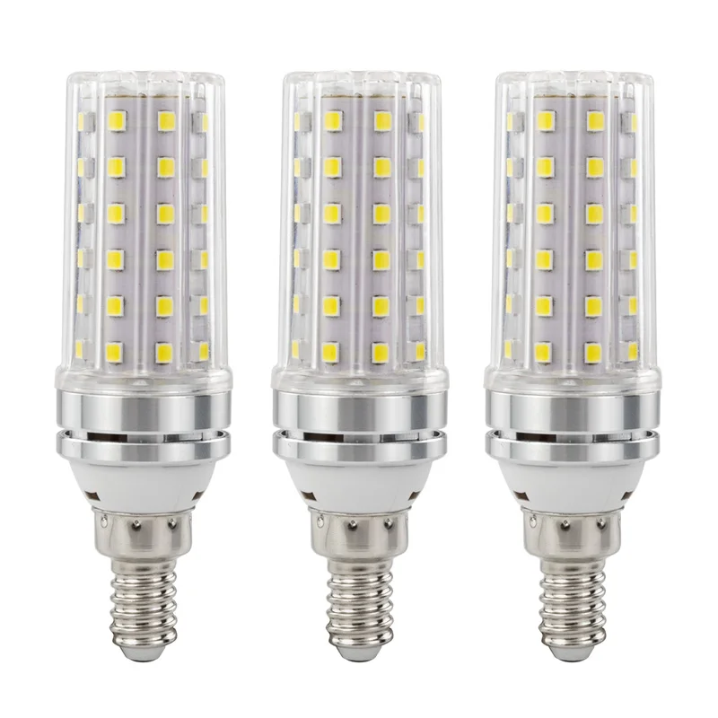 E27 E14 LED Corn Lamp Energy Saving Candle Bulb High Power 12W 110v 220v Ce Luces 90 Hotel Par64 Replacement Led Bulb G9.5 T6