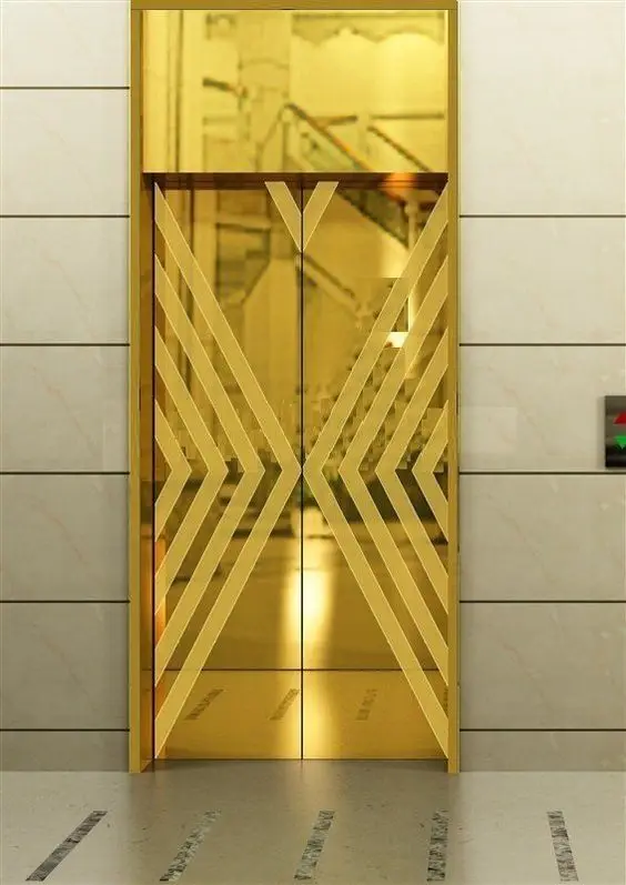 AISI ASTM SUS 304 colored etched stainless steel wall cladding ceiling elevator door