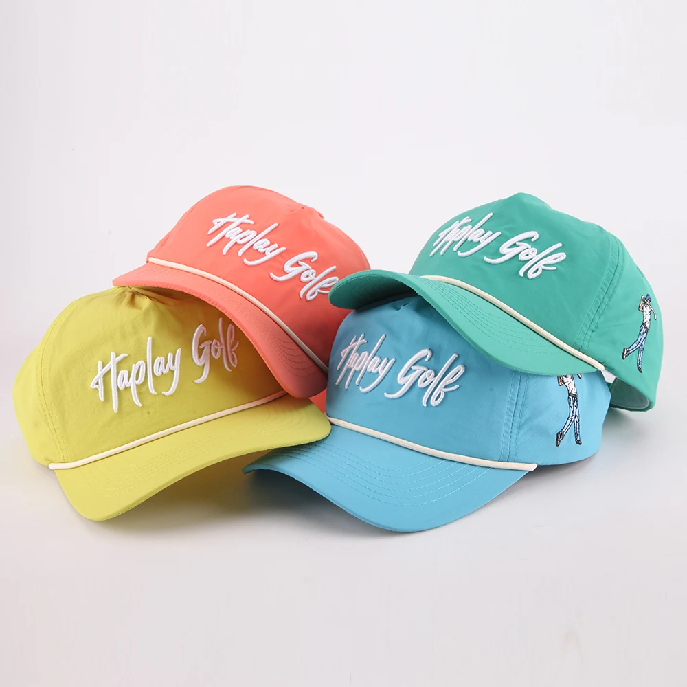 Wholesale Fashion New Designer Nylon Sports Hats High Quality Golf Outdoor Baseball Caps for Men