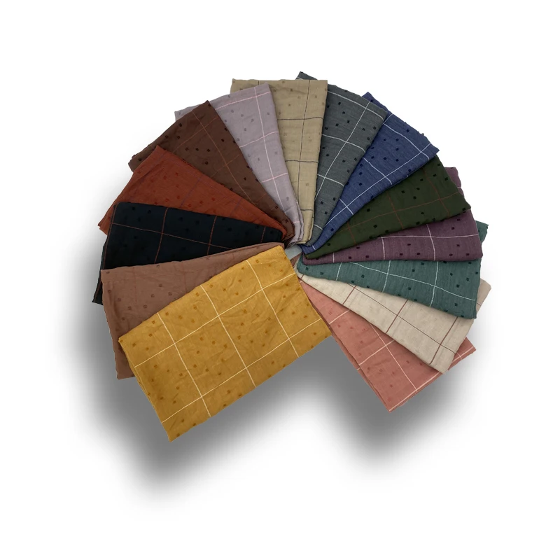 Оптовая продажа шерстяная клетчатая Шаль Мусульманский женский модный шарф монохромный хлопковый льняной клетчатый головной платок