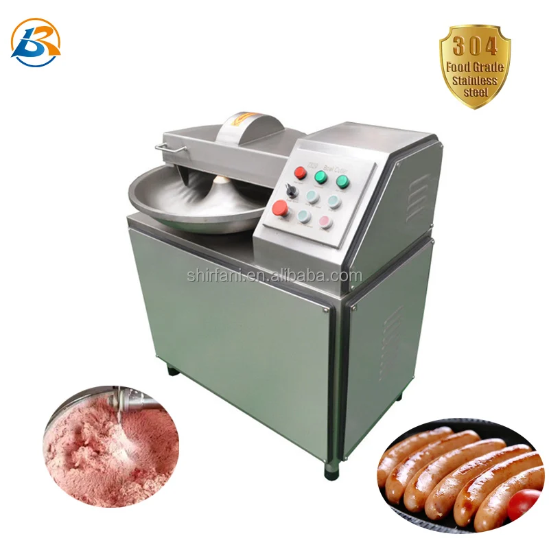 Factory direct sales fully automatic sausage chopping and mixing machine meat bow cutter machine