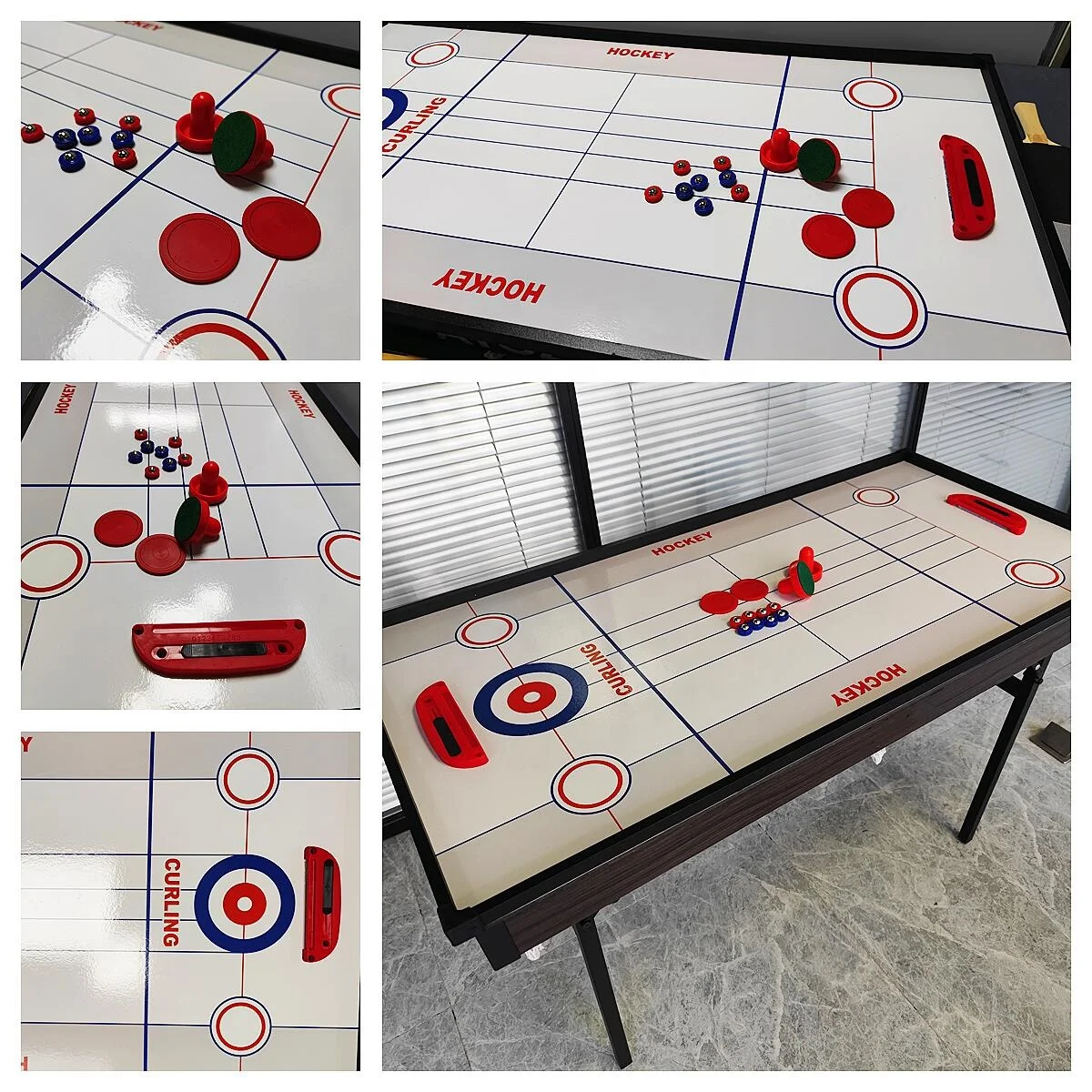 Складной бильярдный стол CHRT, настольная игра 4 в 1 для хоккея и пинг-понга, для игры в помещении для детей и взрослых, 48 дюймов