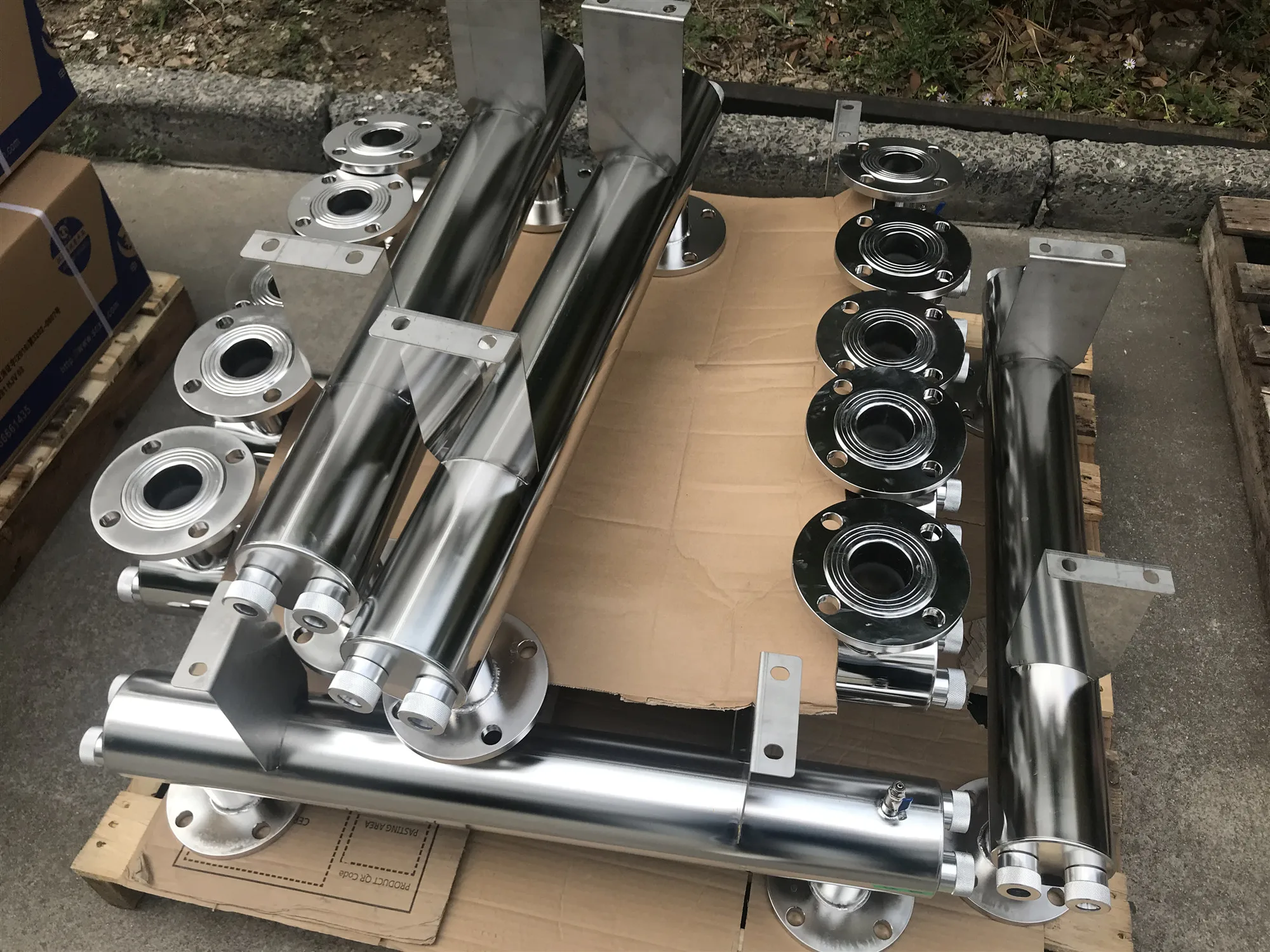 Ultraviolet light sterilizer lamps 48GPM set 220W lamp uv kolam ikan for dirty water treatment with timer in electronic box