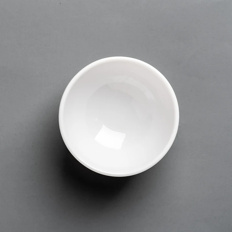 Restaurant Soup Bowl Melamine White Unbreakable Melamine Rice Bowl