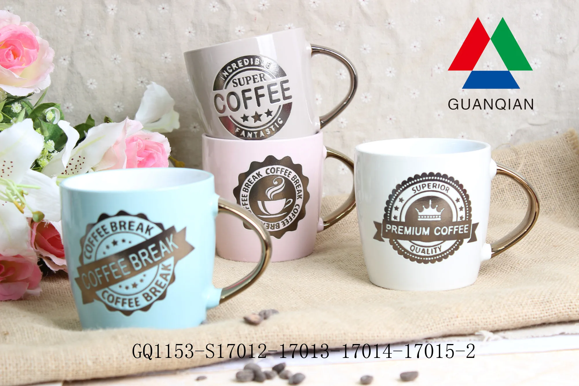 NEWEST CERAMIC MUGS WITH DEBOSSED DESIGN