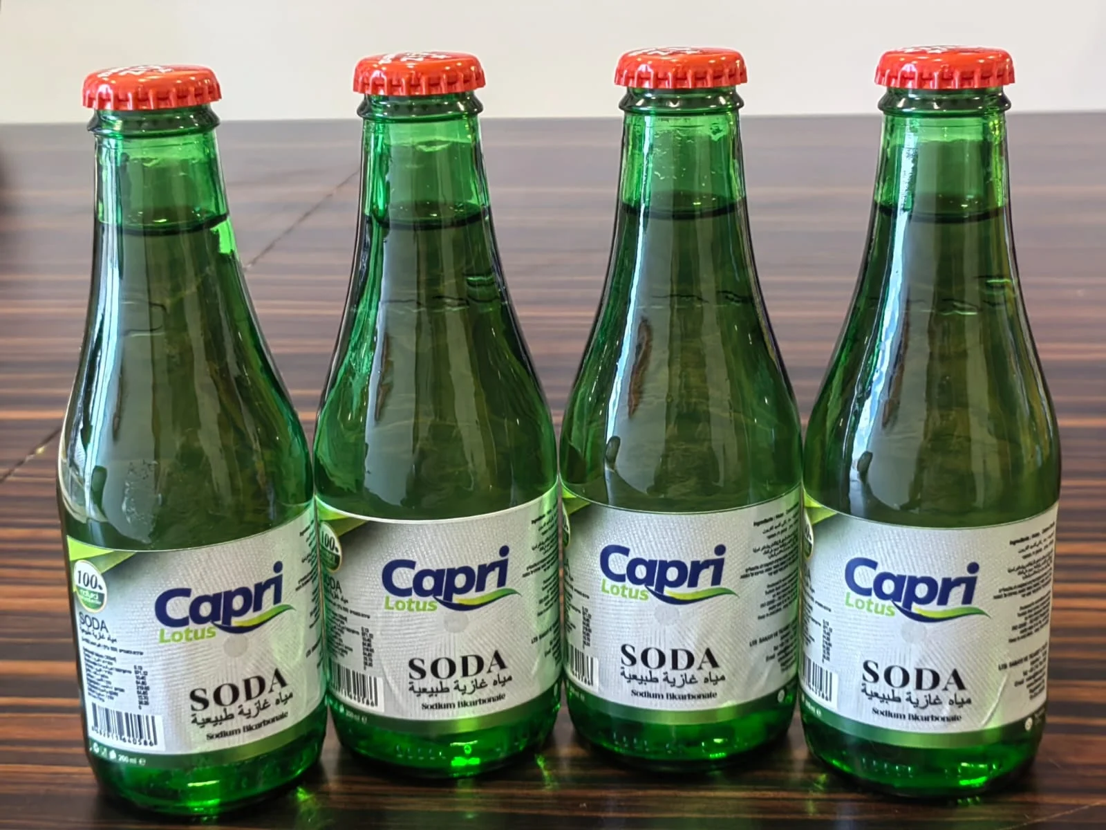 LOTUS CAPRI MINERAL WATER WITH APPEL FLAVORED SOFT DRINK CARBONATED DRINK 200ml 250ml Glass Bottled Mineral Water from Turkey