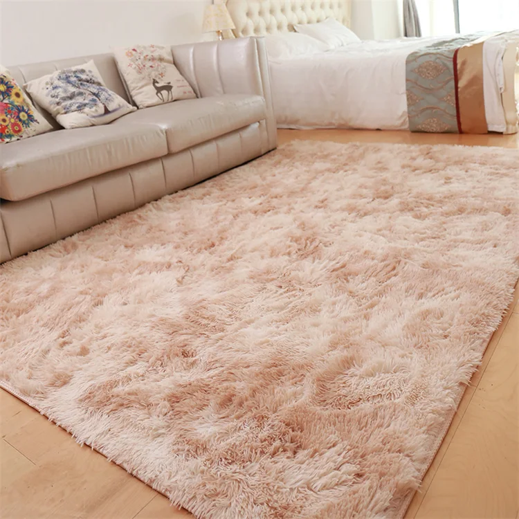 Soft Shag Living Room Carpet And Design Brown Area Rug