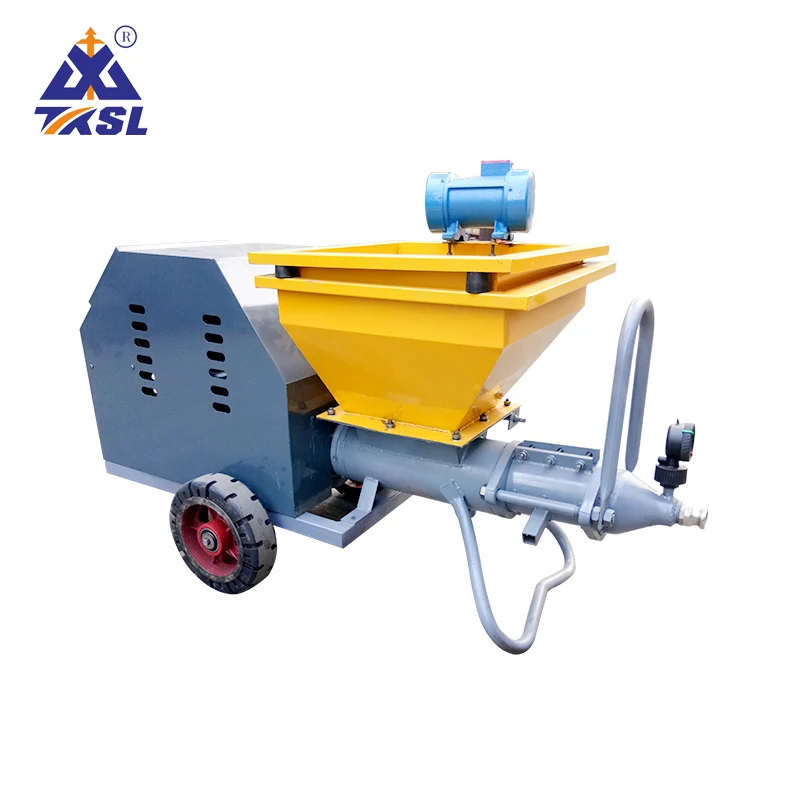 china top supplier cement mortar spray plastering machine