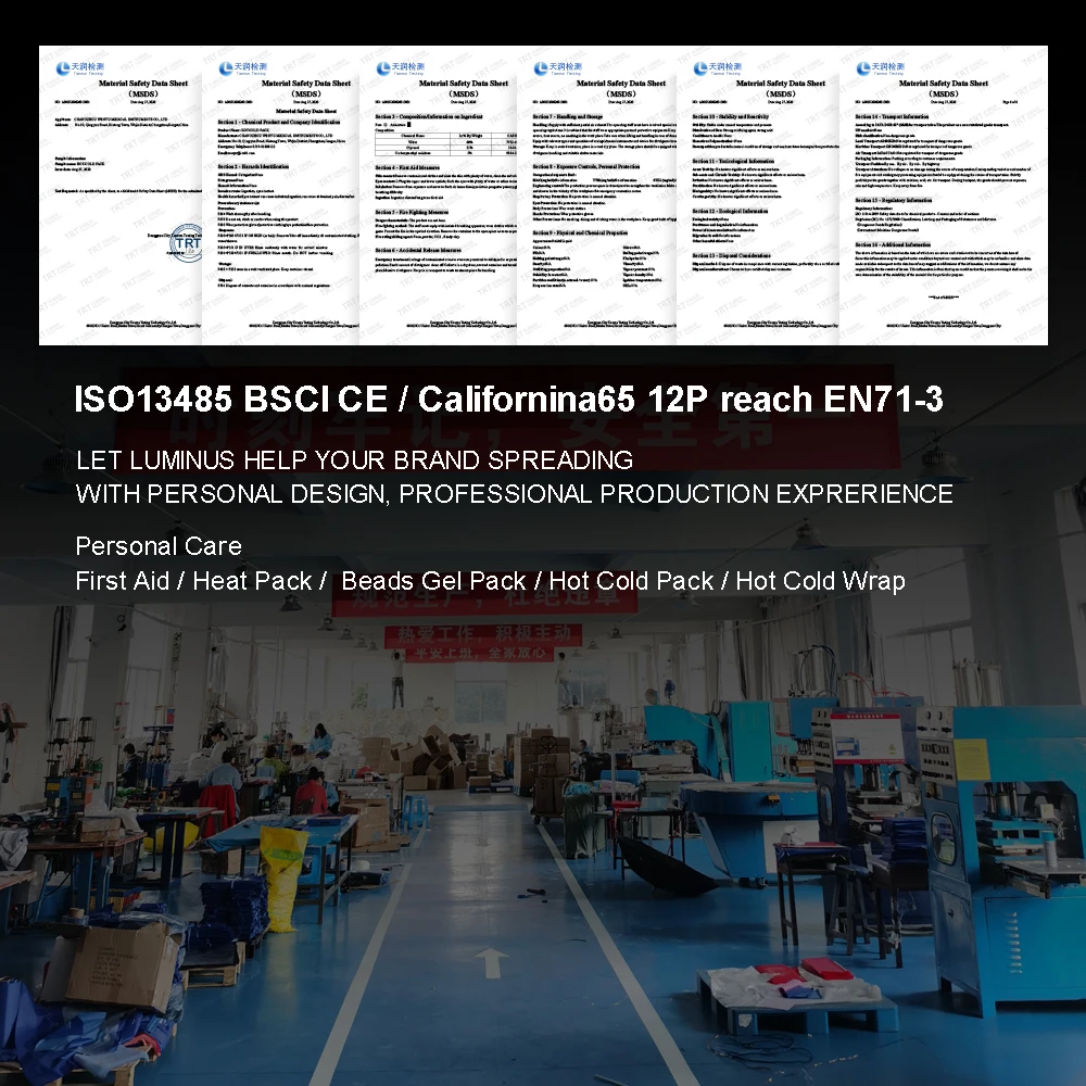 Microwavable Medical Spa Ice Cooling Cold gel Bead ice Pack Half Size gel eye Mask