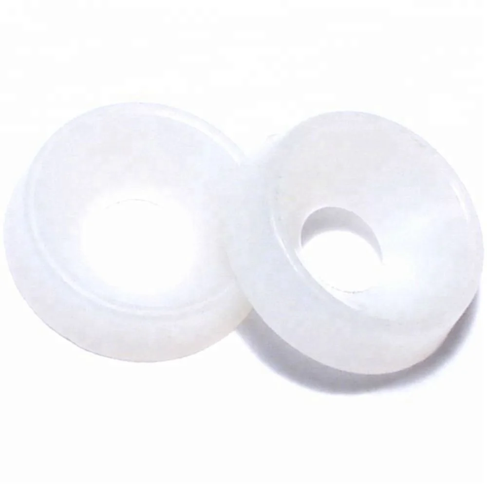 Custom PA POM DELRIN Plastic Spacer White Black Insulating Flat Thick Nylon Washer