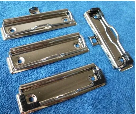 Eco-friendly 100mm file clip square shape clip board Drawing board clips