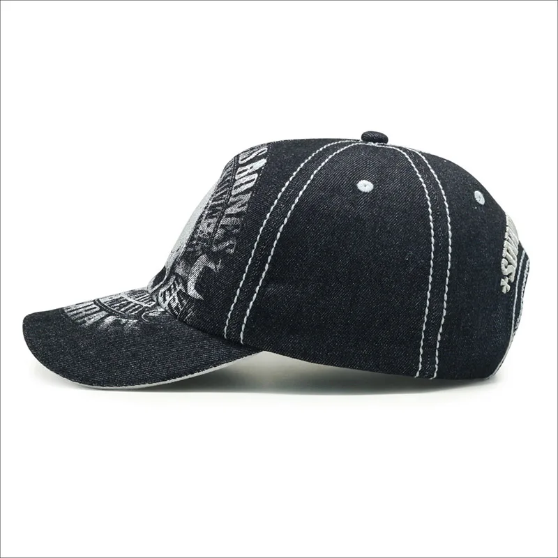 Heat-transfer printing logo custom korean baseball cap with Buckle closure sports running hat