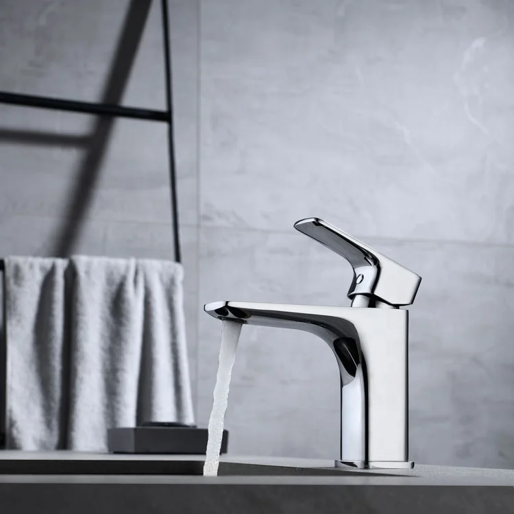 Оптовая продажа одной ручкой керамика Картридж Латунь здоровья воды кран для ванная комната