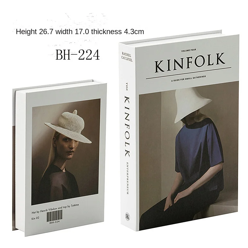 RS1138-2 Custom Modern Luxury Brands Household Decorative Books Art-Themed Paper Books for Home Decor
