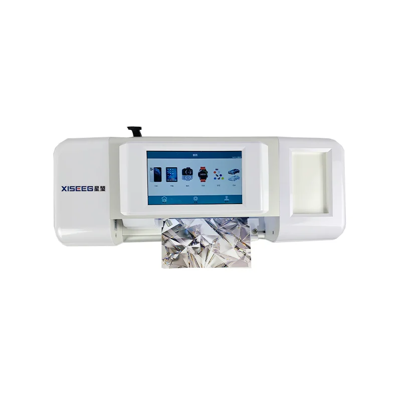 customizing mobile phone protector and skin cutter with big lcd screen cutter plotter for mobile screen protector film