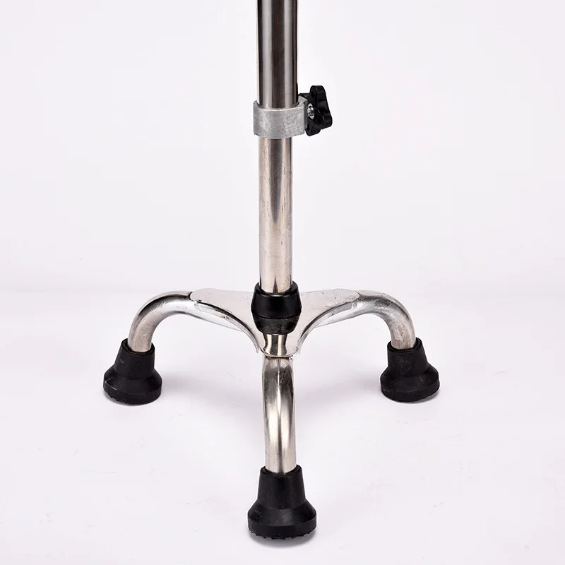 Lightweight Elderly Telescopic Cane With Low Price Stainless Steel Three Legged Elderly Cane for Disabled People
