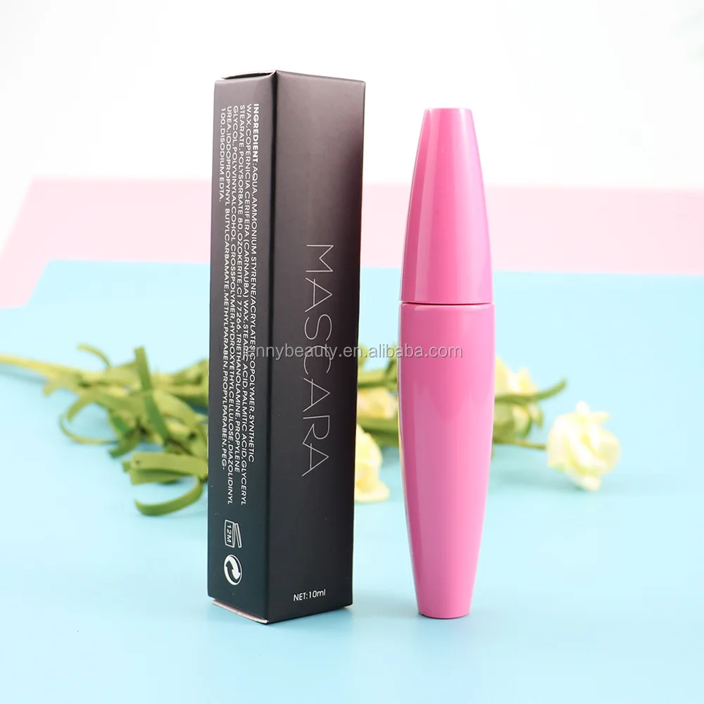 cruelty free organic eye brow lash volume 3d fiber waterproof vegan private label mascara