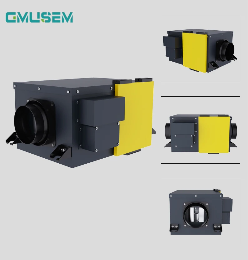 low noise residential household use office ventilation duct fan fresh air