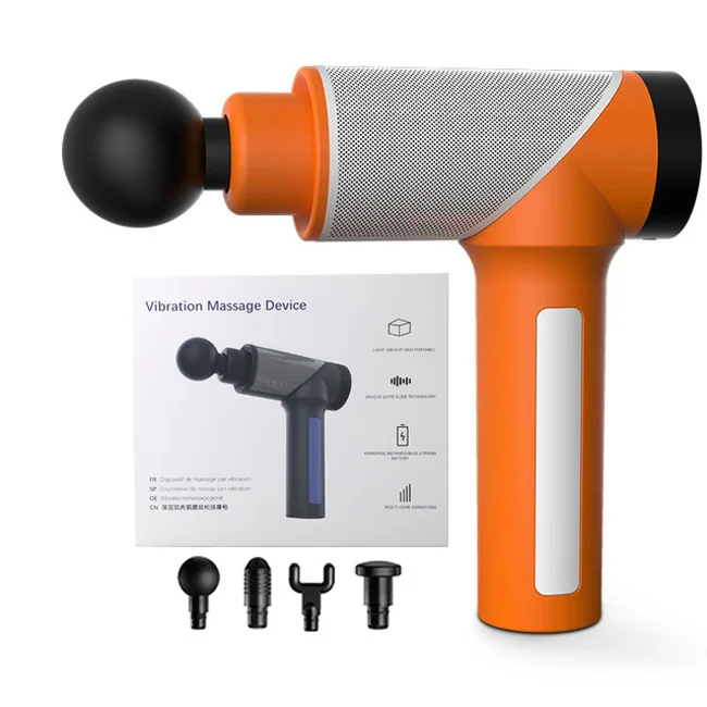 2021 Best Quality Mini Massage Gun With Type C Charger Soft Tissue Relax Portable Heat And Cool Workout Massager Guns With Ems