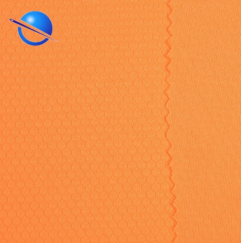 Быстросохнущая круглая трикотажная ткань для спортивной одежды, 100% полиэстер