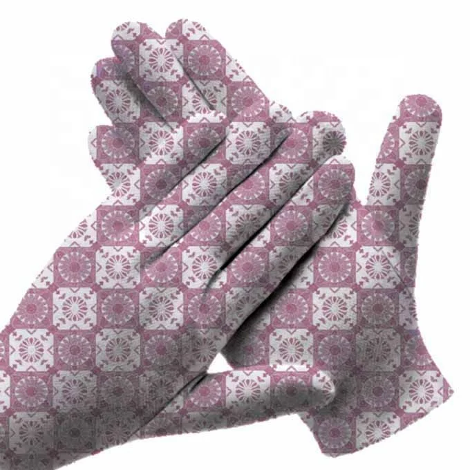 Зимние тонкие фланелевые перчатки с принтом, мягкие защитные перчатки Maclon