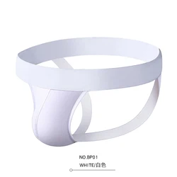 Sexy Gay Men Underwear Male Lingerie Jockstrap G String Thongs Mens Underpants Pure Cotton Solid Briefs Panties Jock Strap