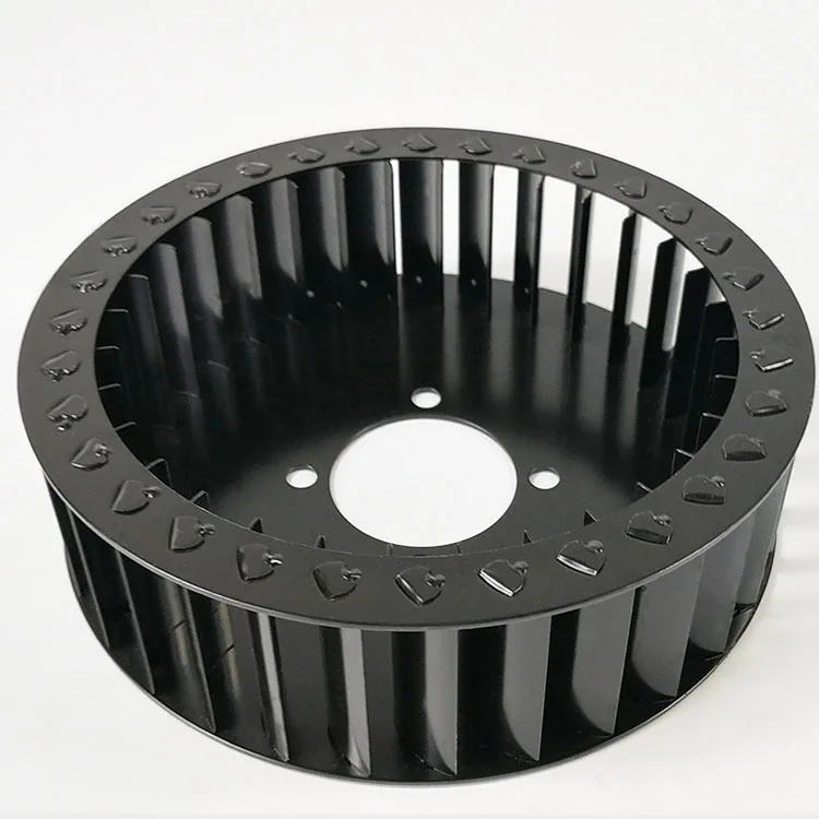 Центробежная крыльчатка вентилятора, оцинкованная пластина, окрашенная крыльчатка