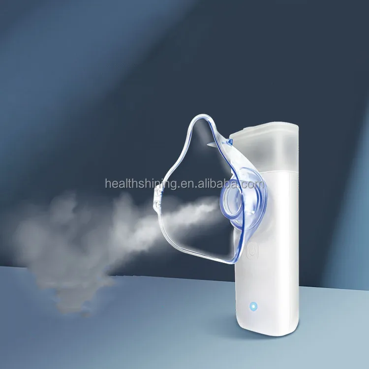 easy to handle and portable high flow nebulizer operated rechargeable medicine grade buy manual small mesh nebulizer machine