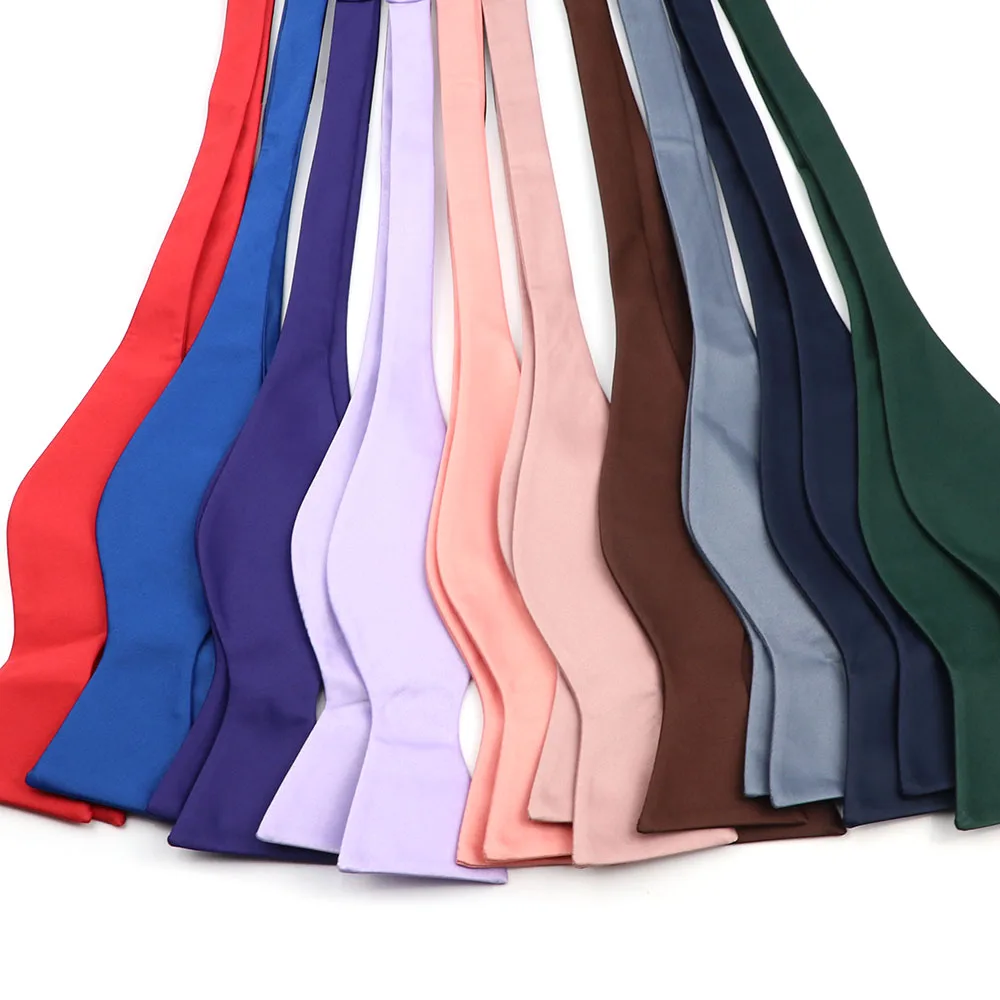 Мужской галстук-бабочка ручной работы однотонный жаккардовый тканый Классические деловые свадебные праздничные галстуки-бабочки