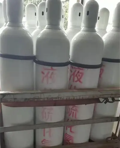 Industrial Gas 99.9% Hydrogen Sulfide H2S Gas Price
