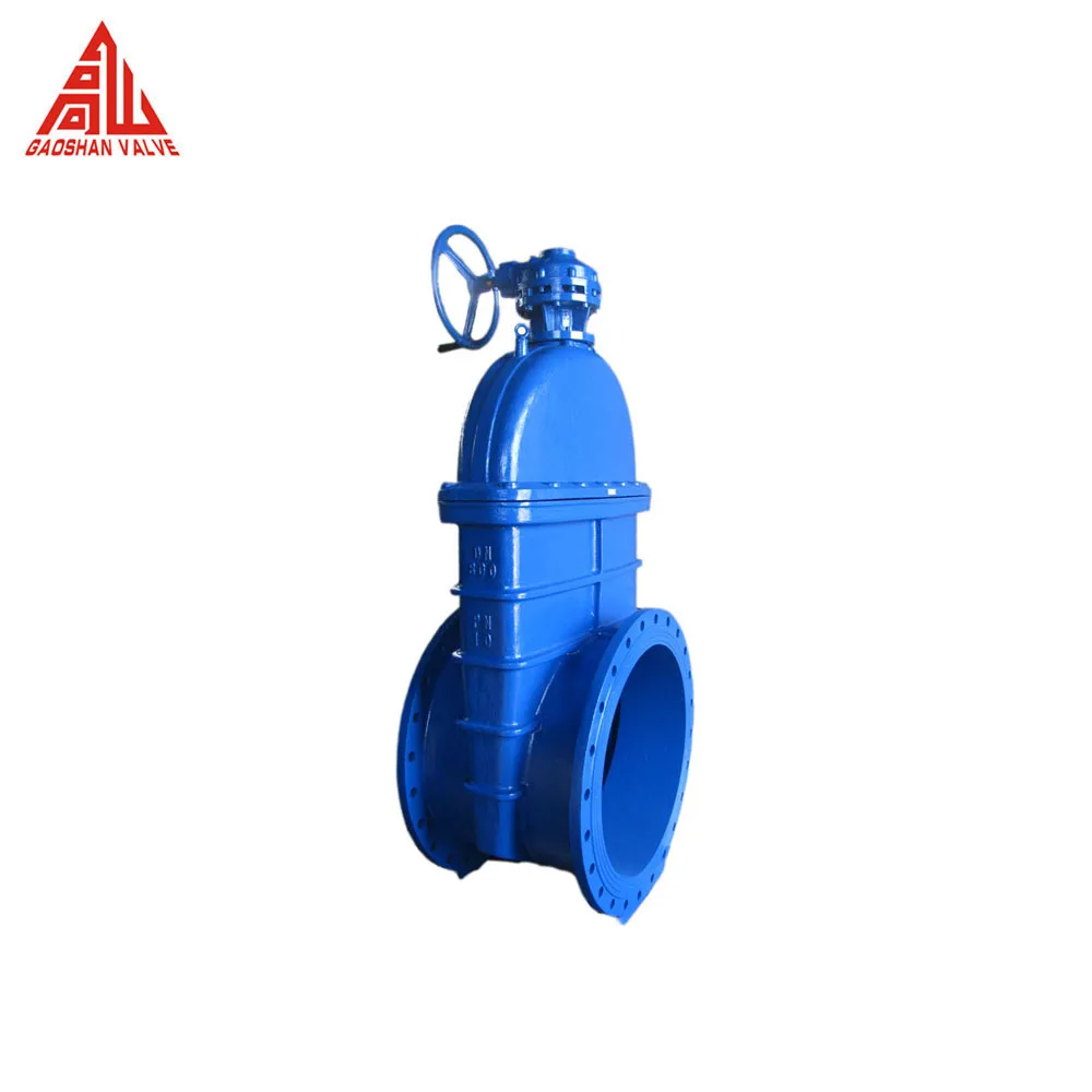 Gate Valve DIN3352 F4 Bevel Gear Ductile Iron Resilient Seated 1000mm Gate Valve