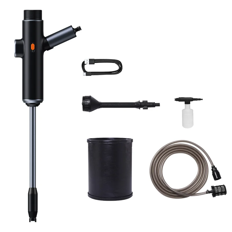 Водяной пистолет высокого давления Baseus, портативный Электрический распылитель для мойки автомобилей