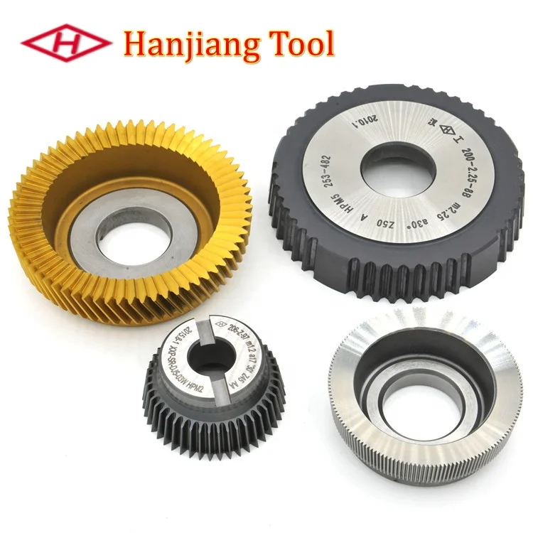 
Module 1-8 gear shaper cutters with disc or deep counterbore or shank or pot or hub type, involute gear shaping tool 