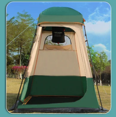 Высококачественная водонепроницаемая палатка большого размера для наземного душа уединения с крышей