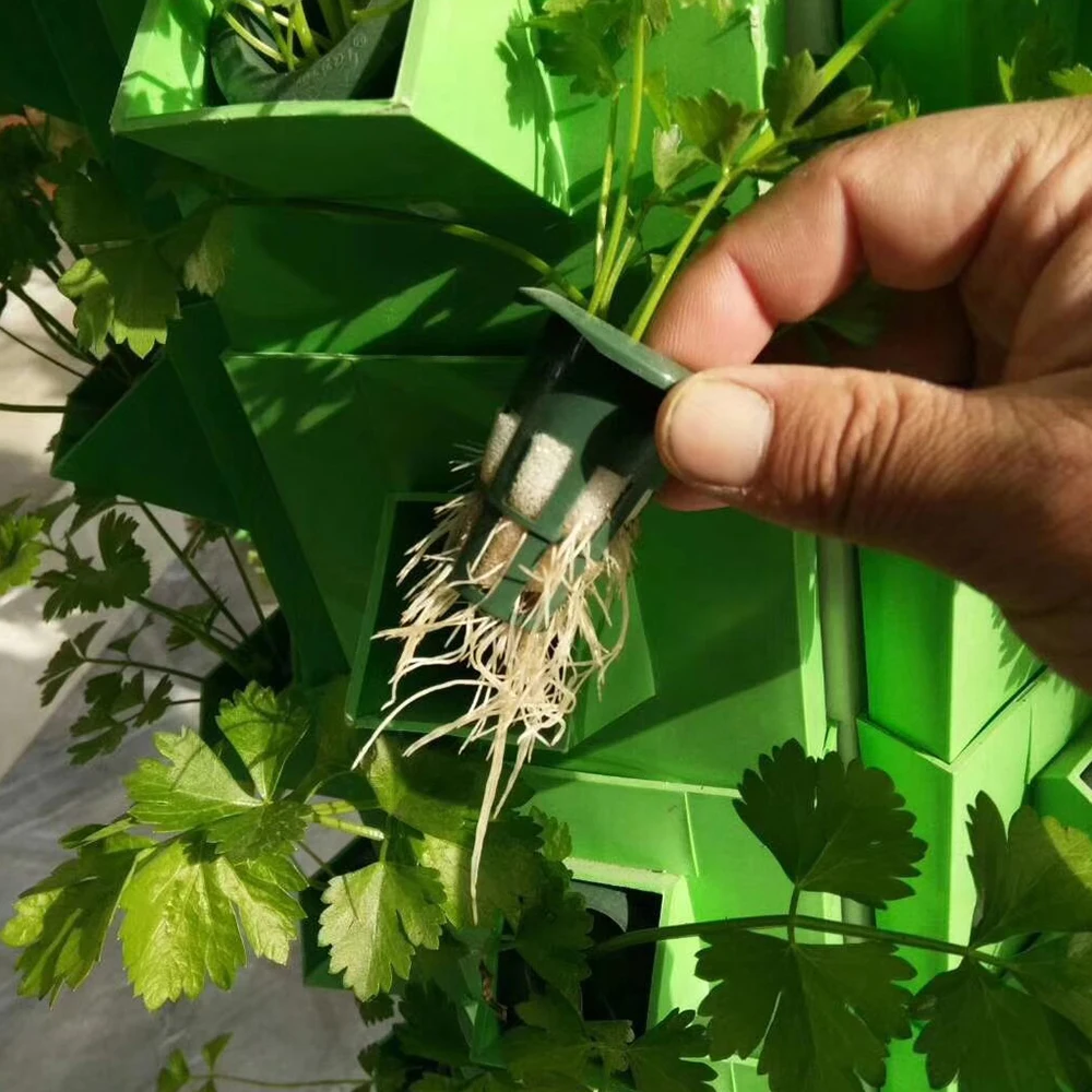 High Quality indoor vegetables wall type greenhouse vertical hydroponic growing systems