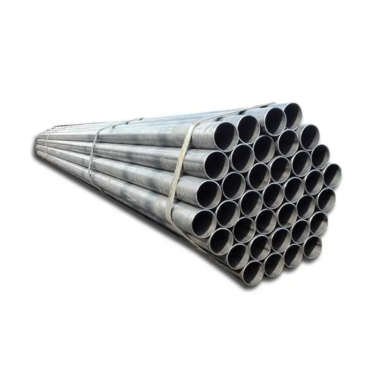 Erw Carbon Astm A53 Galvanized Iron Pipe Welded Sch40 Pipe Galvanized Steel For Building Material
