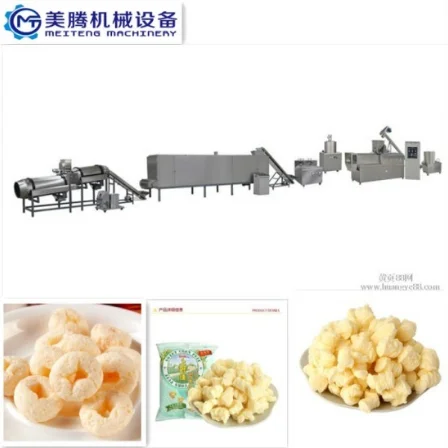 korean puffed rice snack machine cheese curls line corn pop puff snack making machine