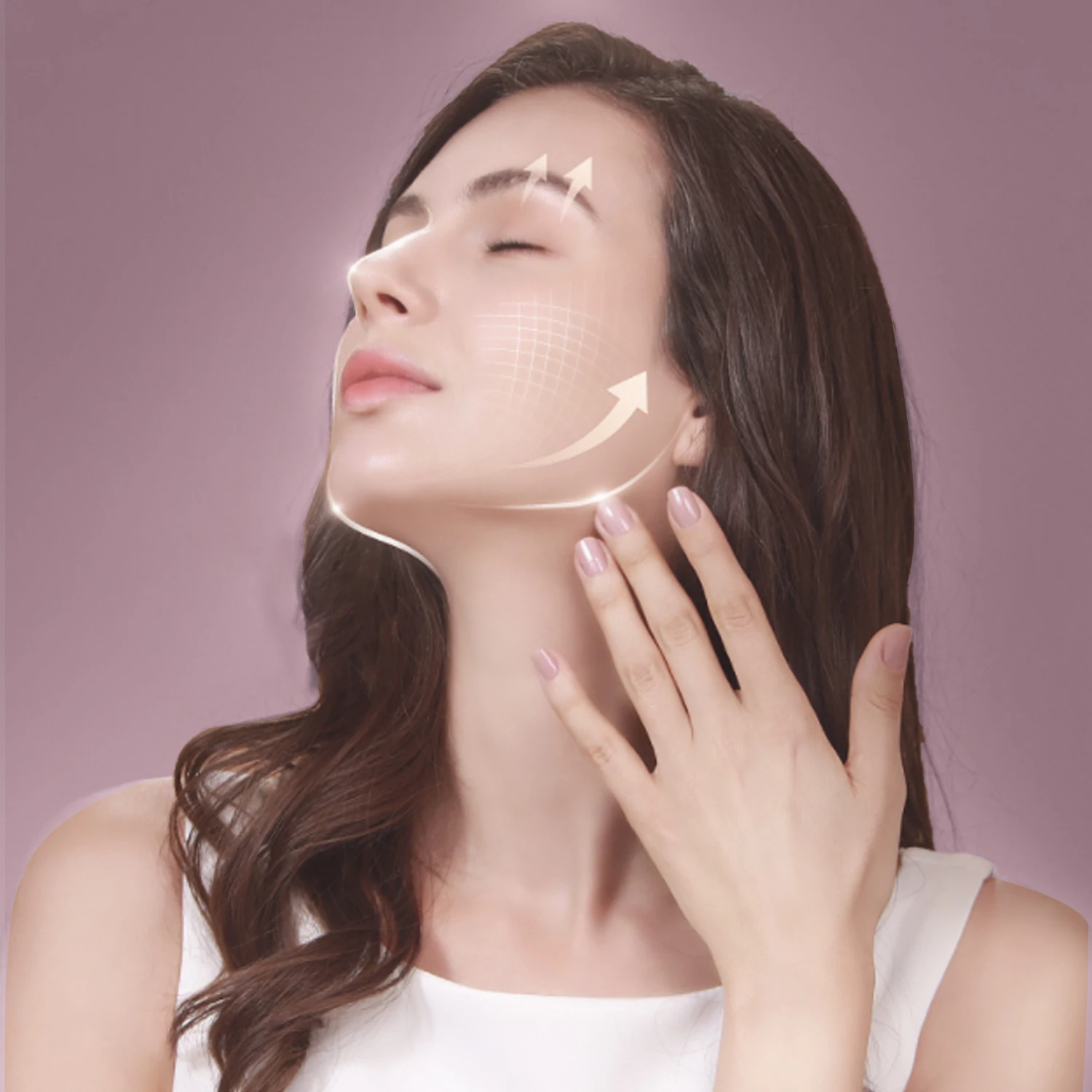 100% Vegan Collagen Transparent Firming Face Sheet Mask Anti-aging Anti-Wrinkle Soothing Solid Essence Facial Mask