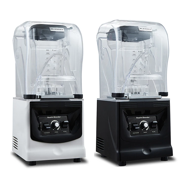 Hotel Shop Food Processor Heavy Duty Commercial Blender with Soundprood for Smoothie