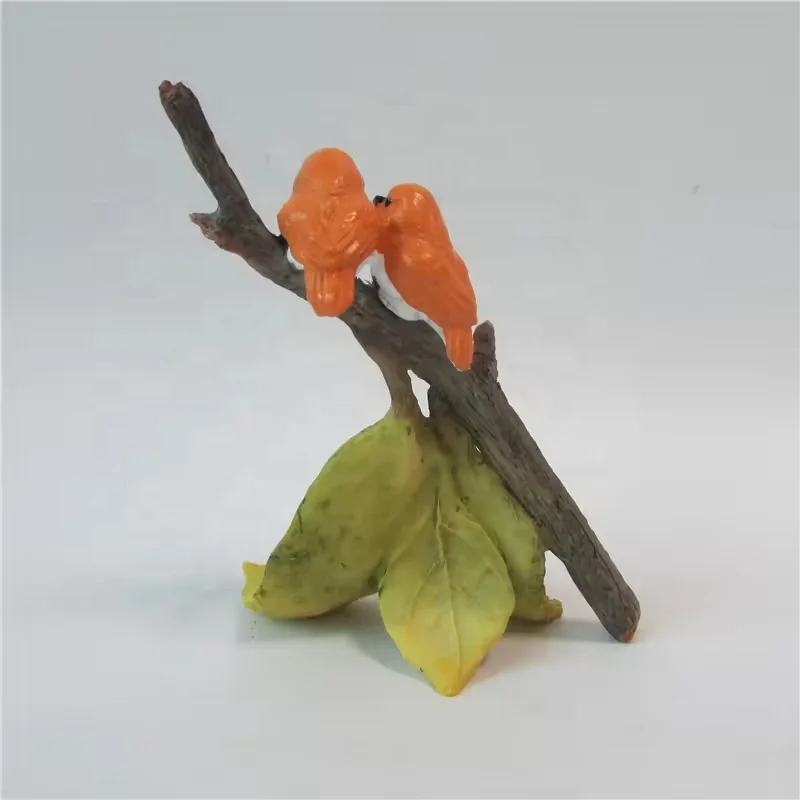 Z13917A Resin Statue micro landscape Love artificial Birds Figurine Craft Bird Garden Ornament Patio Decor valentin days gift